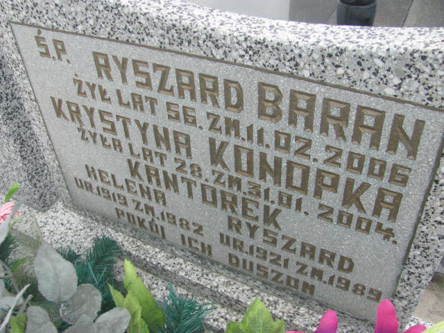 Ryszard Kantorek 1921 Strzelce Wielkie - Grobonet - Wyszukiwarka osób pochowanych