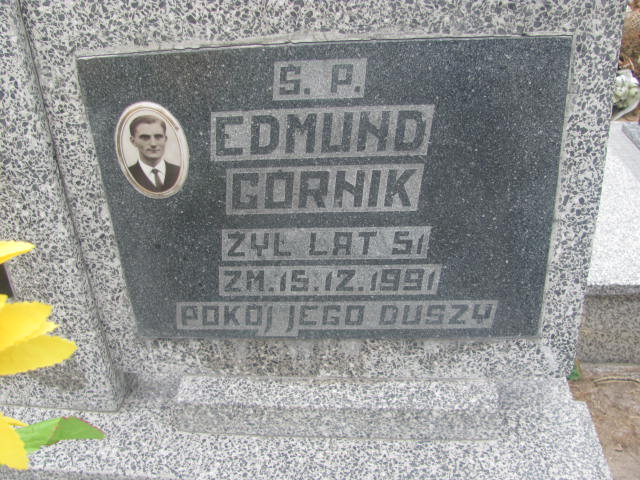 Edmund Górnik 1940 Strzelce Wielkie - Grobonet - Wyszukiwarka osób pochowanych
