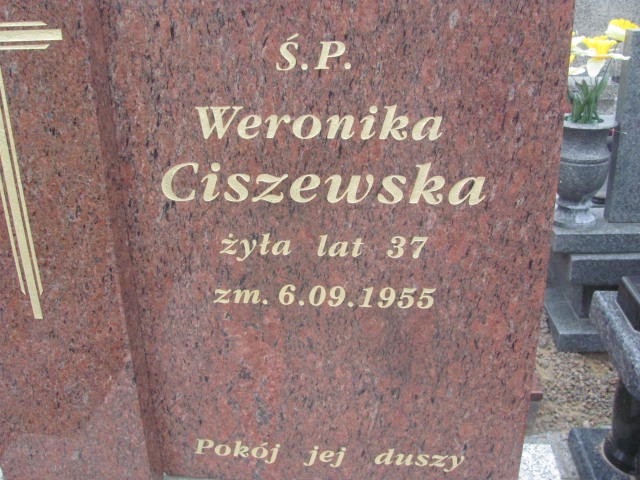 Weronika Cisowska 1921 Strzelce Wielkie - Grobonet - Wyszukiwarka osób pochowanych