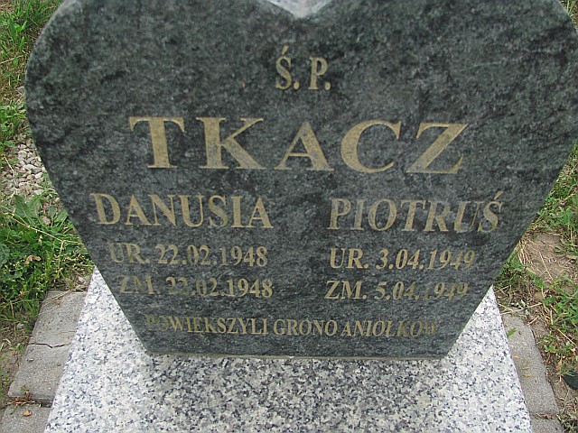 Piotr Tkacz 1949 Strzelce Wielkie - Grobonet - Wyszukiwarka osób pochowanych