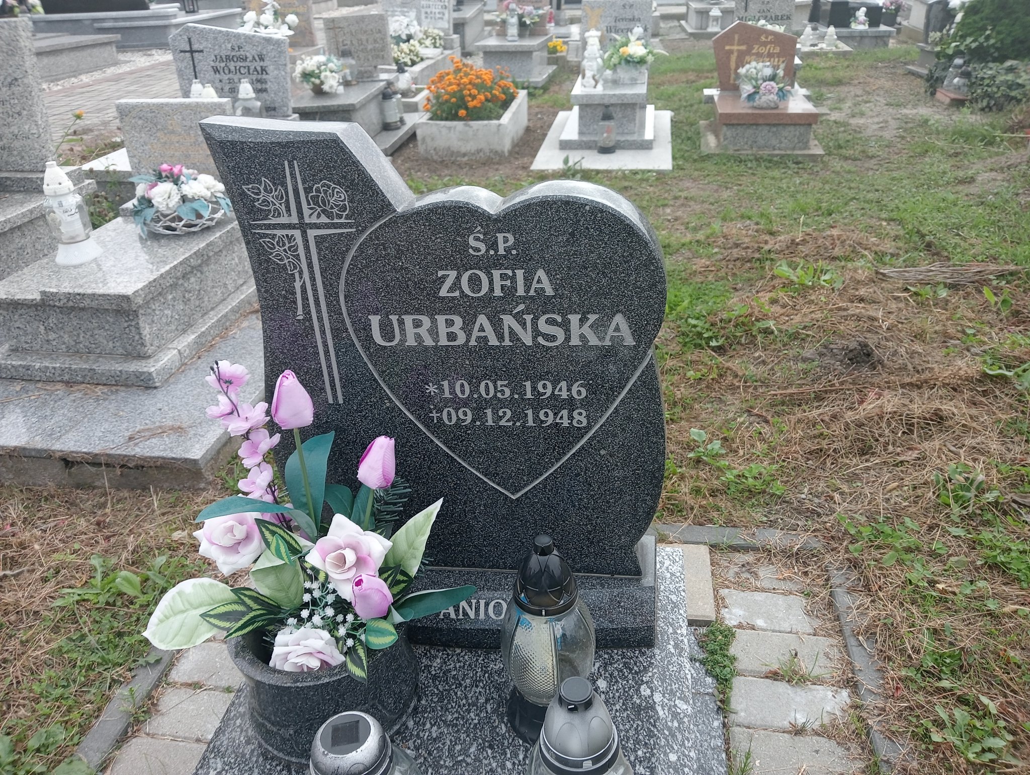 Zofia Urbańska 1946 Strzelce Wielkie - Grobonet - Wyszukiwarka osób pochowanych