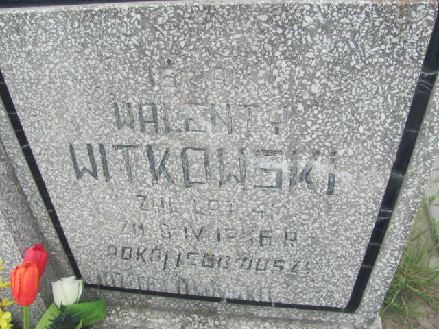Walenty Witkowski 1905 Strzelce Wielkie - Grobonet - Wyszukiwarka osób pochowanych