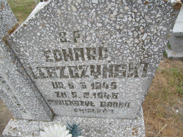 Edward Leszczyński 1945 Strzelce Wielkie - Grobonet - Wyszukiwarka osób pochowanych