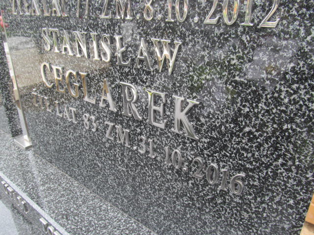 Stanisław Ceglarek 1933 Strzelce Wielkie - Grobonet - Wyszukiwarka osób pochowanych