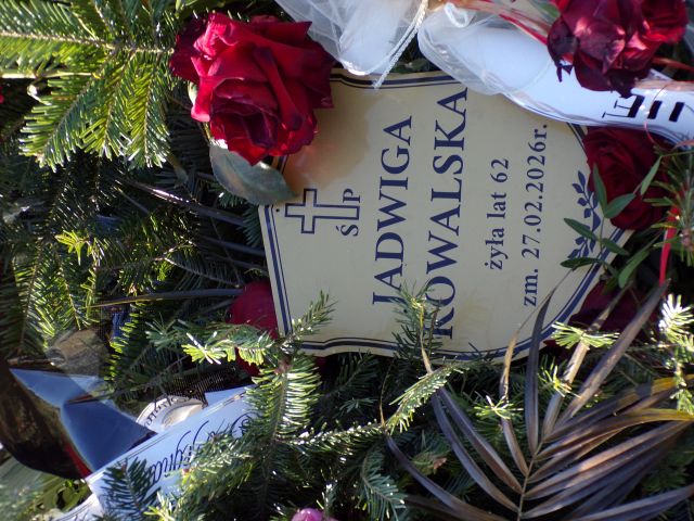 Grób Jadwiga Kowalska